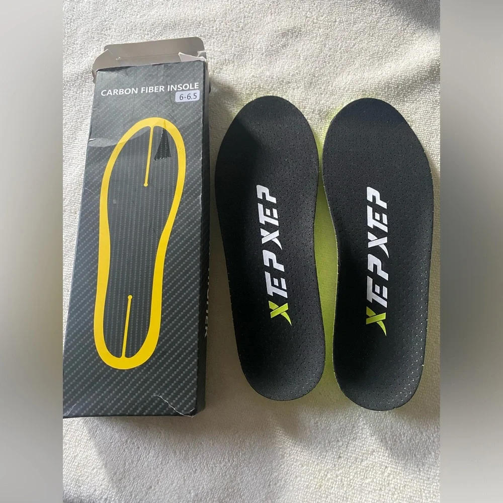 Yellow Carbon Fiber Men's Insole - Performance Support